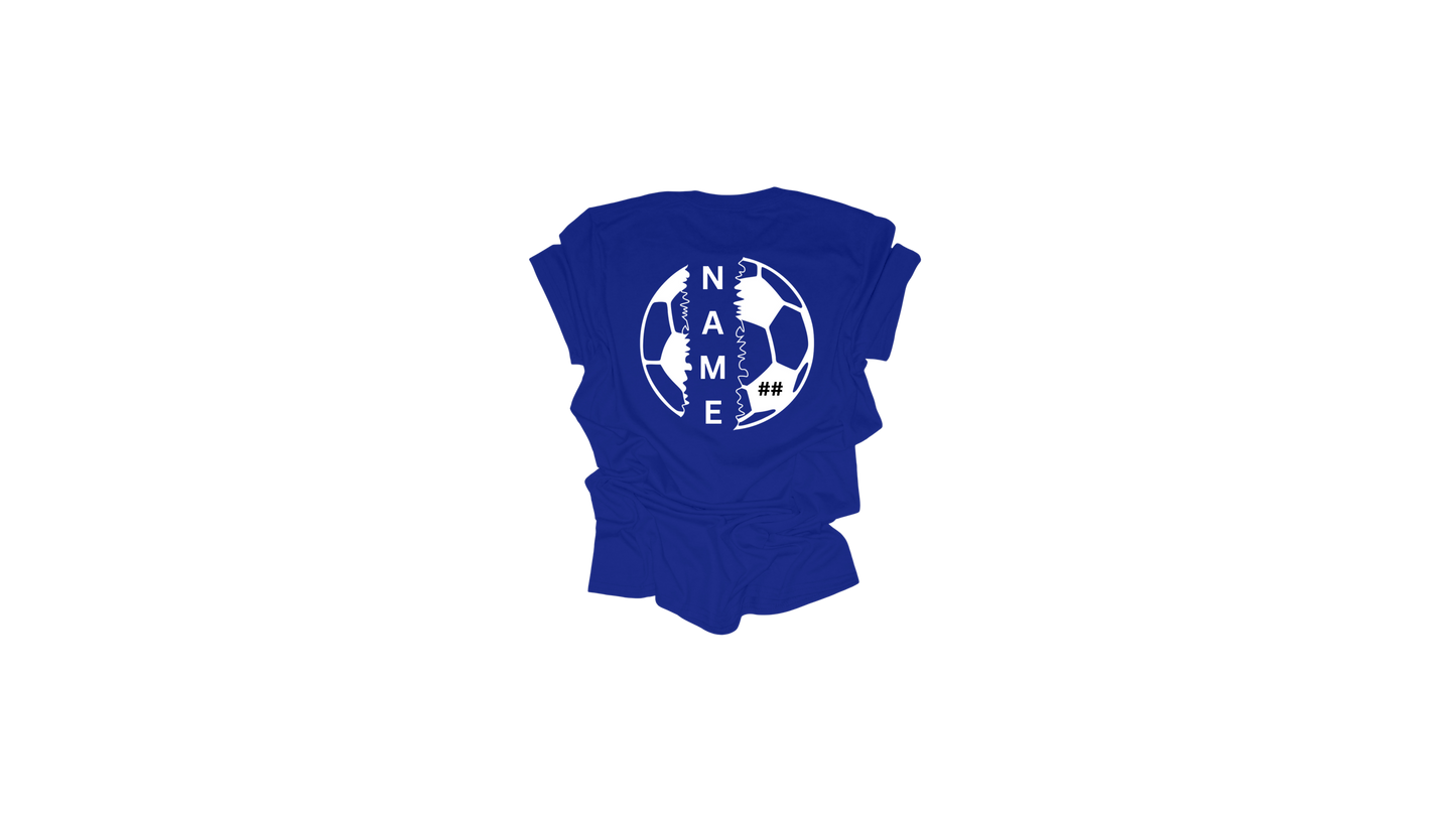 Customized soccer ball T-shirt