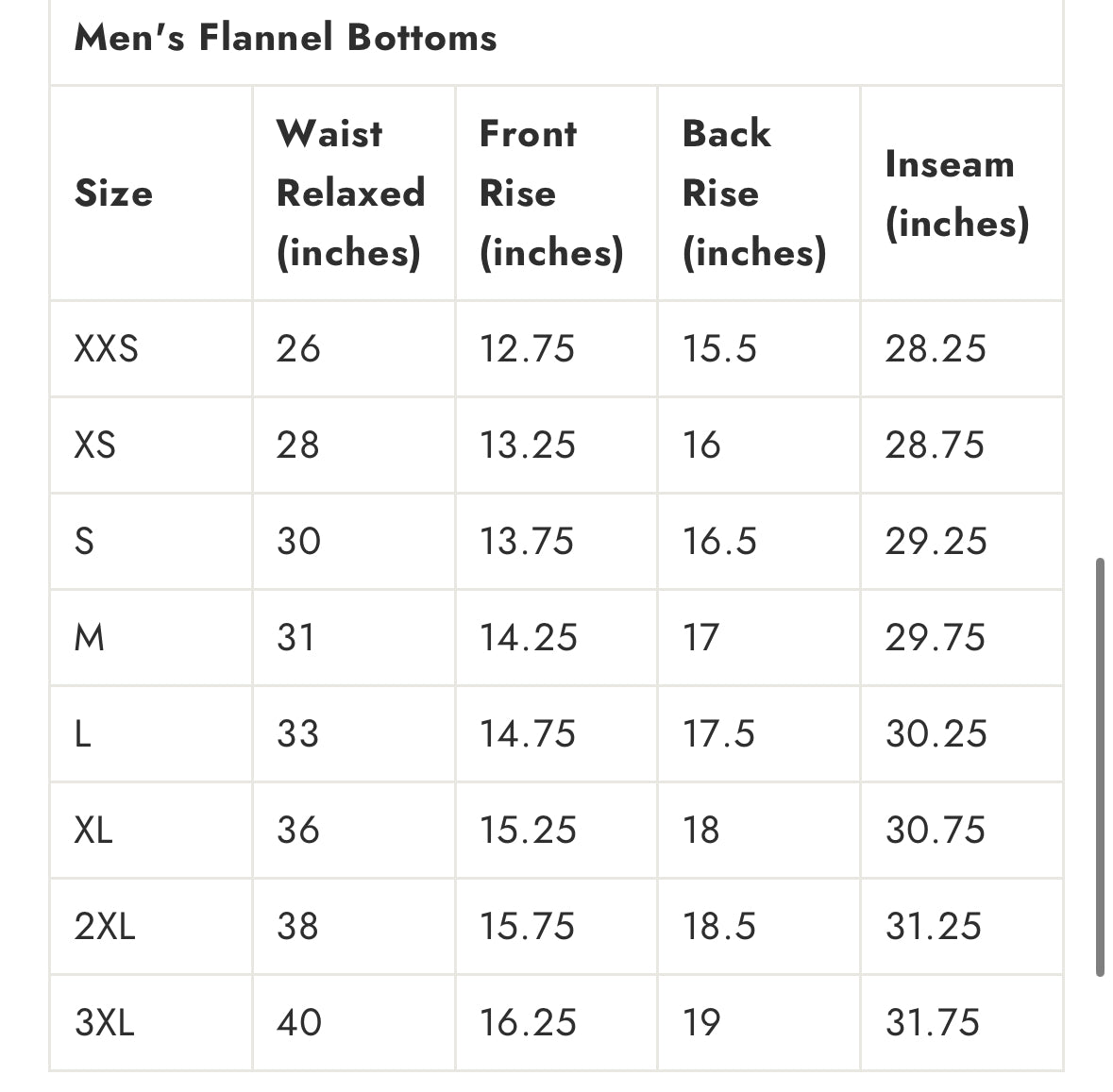 PSC Flannel pants
